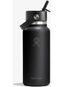 Μπουκάλι Hydro Flask 946ml Wide Flex Straw Cap Black Universal
