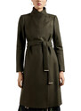 TED BAKER Παλτο Rose Mid Length Wool Wrap 278149 dk-green