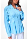 DeCoro Πουκάμισο με Δέσιμο - ΓΑΛΑΖΙΟ